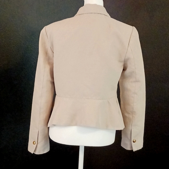 ✈️ A.L.C. womens tan linen/cotton blend blazer size 8 - Picture 6 of 12